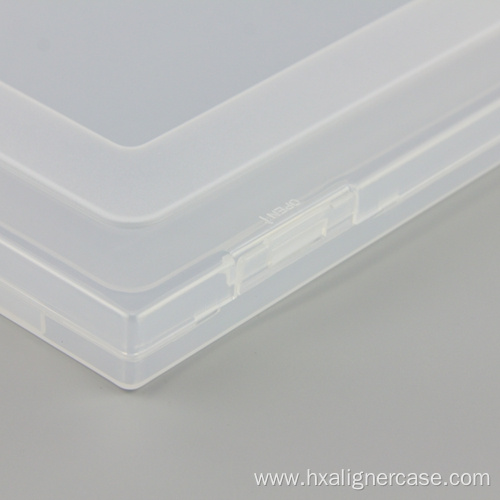 A4 Document Tray Hard Cover Plastic File Case